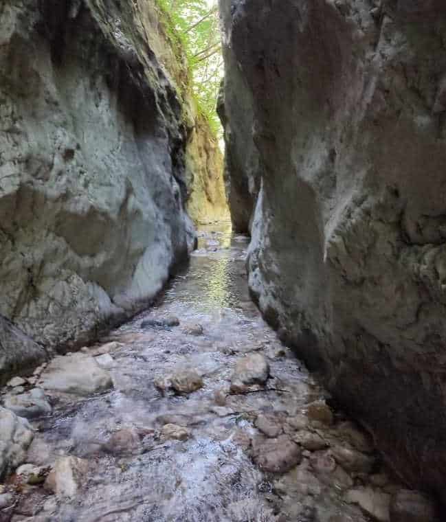 Gole del torrente Tannera